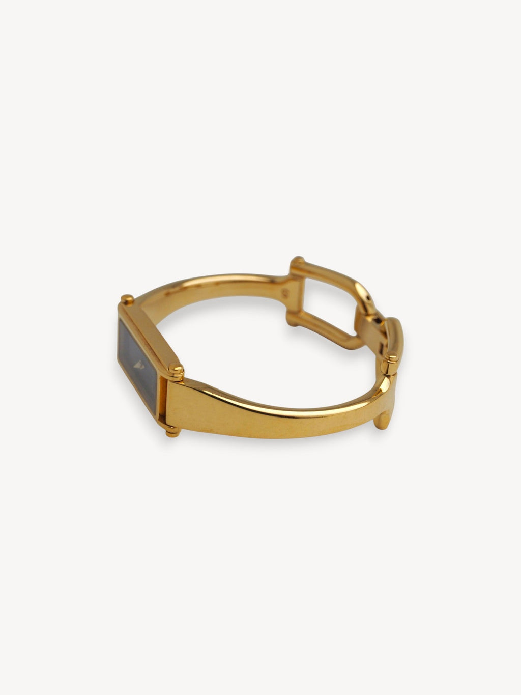 GUCCI 1500L HORSEBIT WATCH GOLD/BLACK