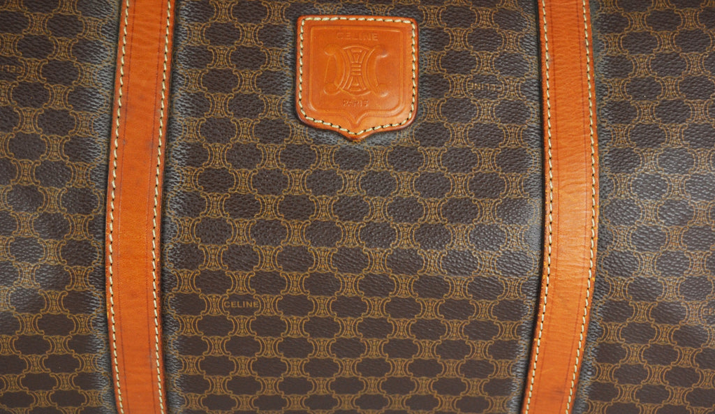 CELINE DUFFLE BAG MACADAM CANVAS