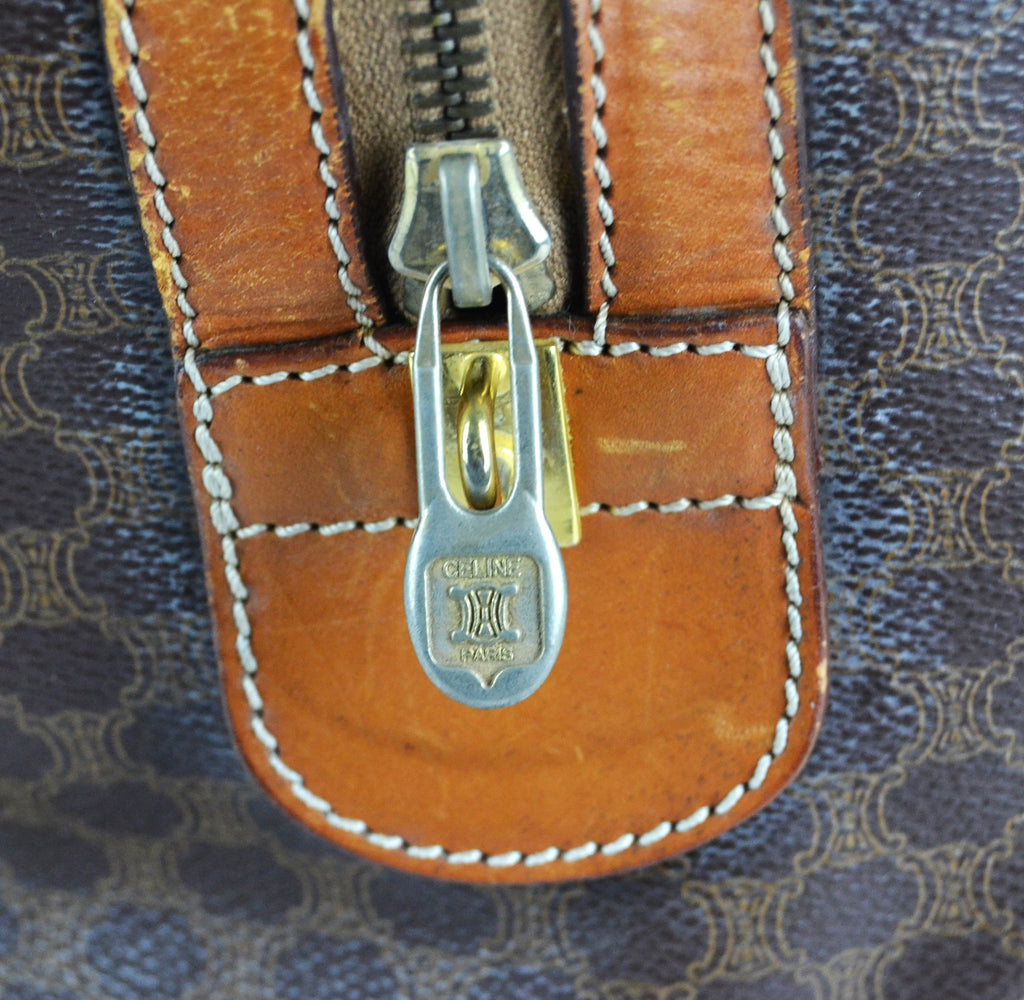 CELINE DUFFLE BAG MACADAM CANVAS