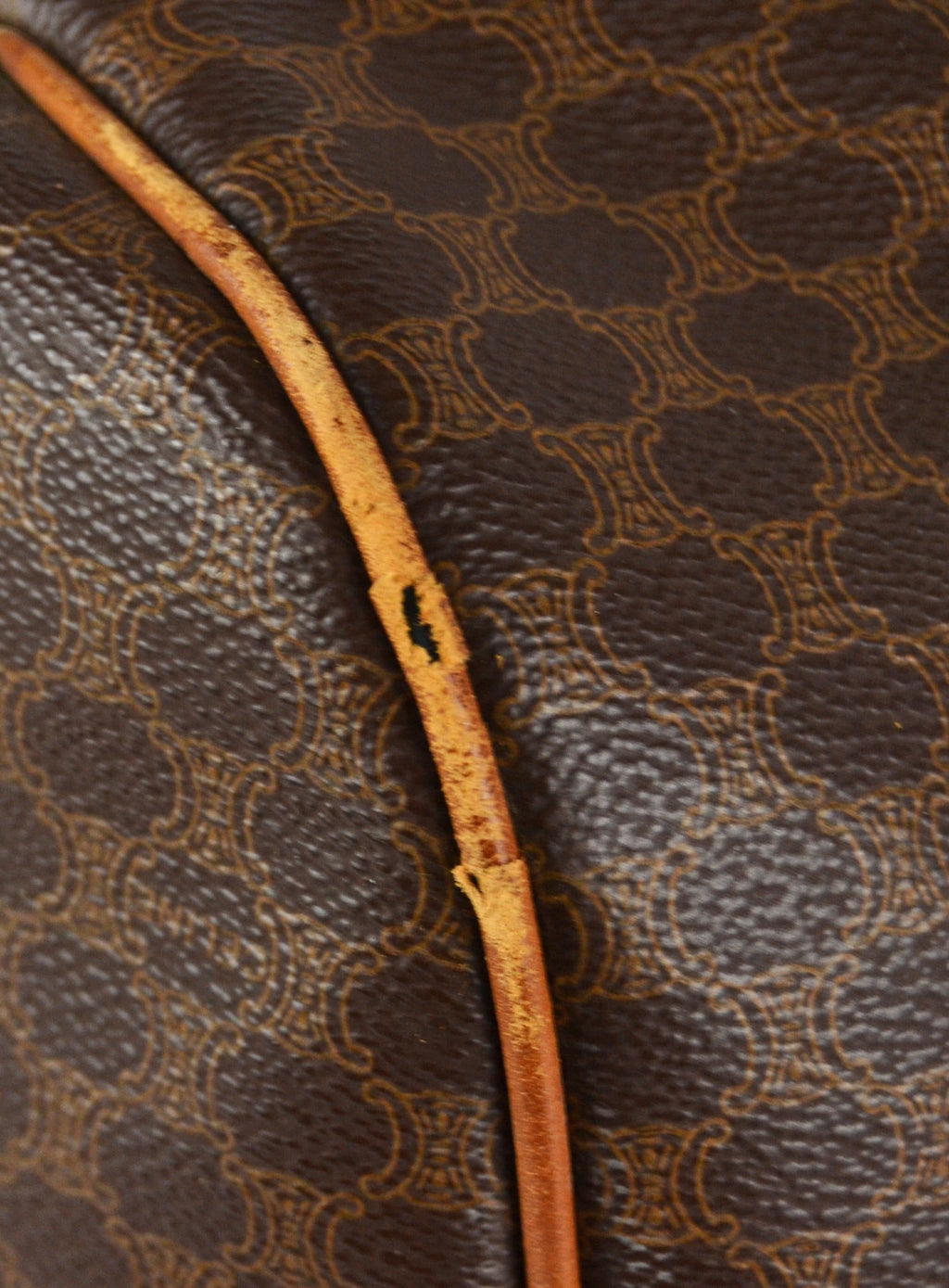 CELINE DUFFLE BAG MACADAM CANVAS