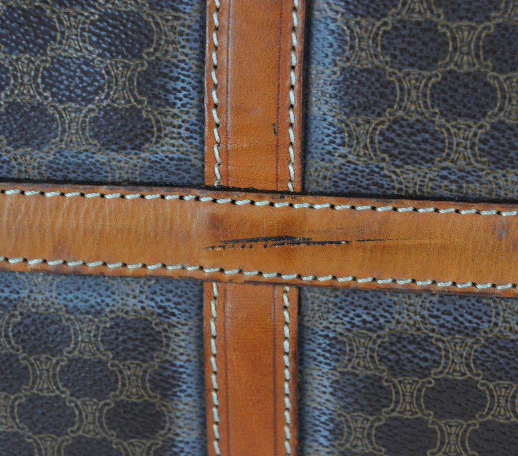CELINE DUFFLE BAG MACADAM CANVAS
