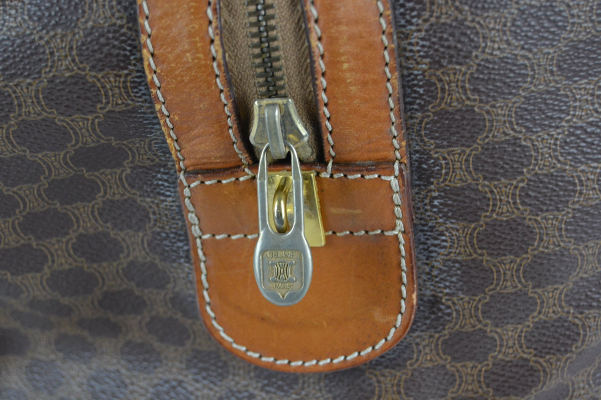 CELINE DUFFLE BAG MACADAM CANVAS