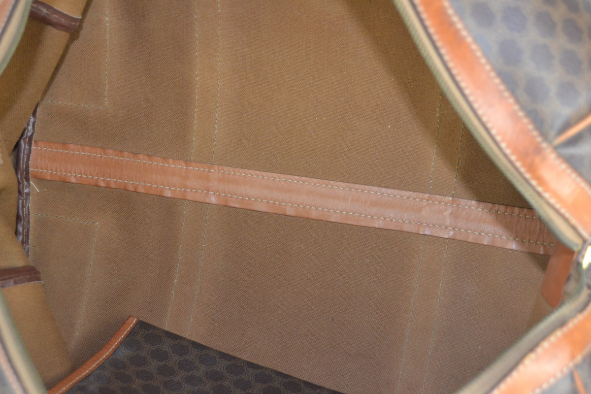 CELINE DUFFLE BAG MACADAM CANVAS
