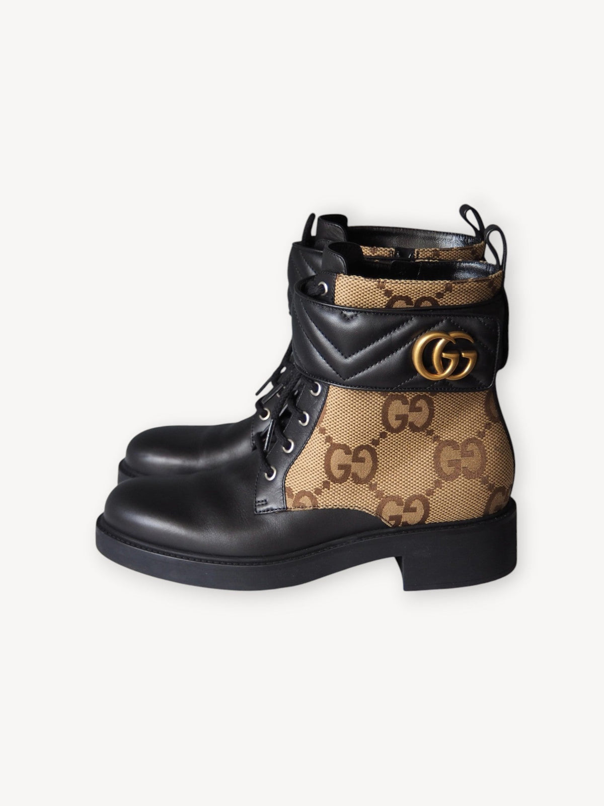 GUCCI DOUBLE G ANKLE BOOTS