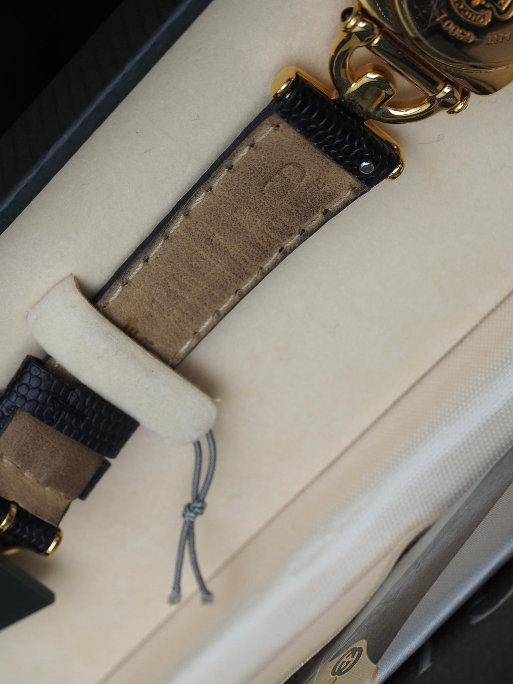 GUCCI 6300L HORSEBIT WATCH BLACK