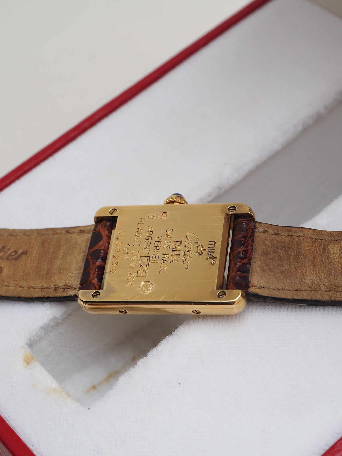 CARTIER MUST DE CARTIER TANK WATCH