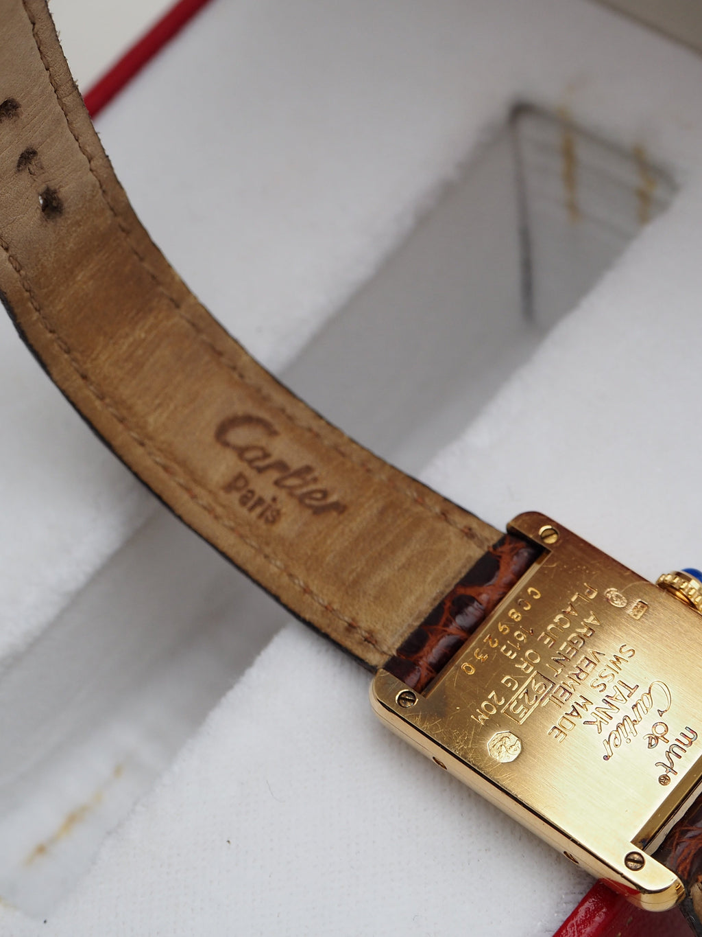 CARTIER MUST DE CARTIER TANK WATCH
