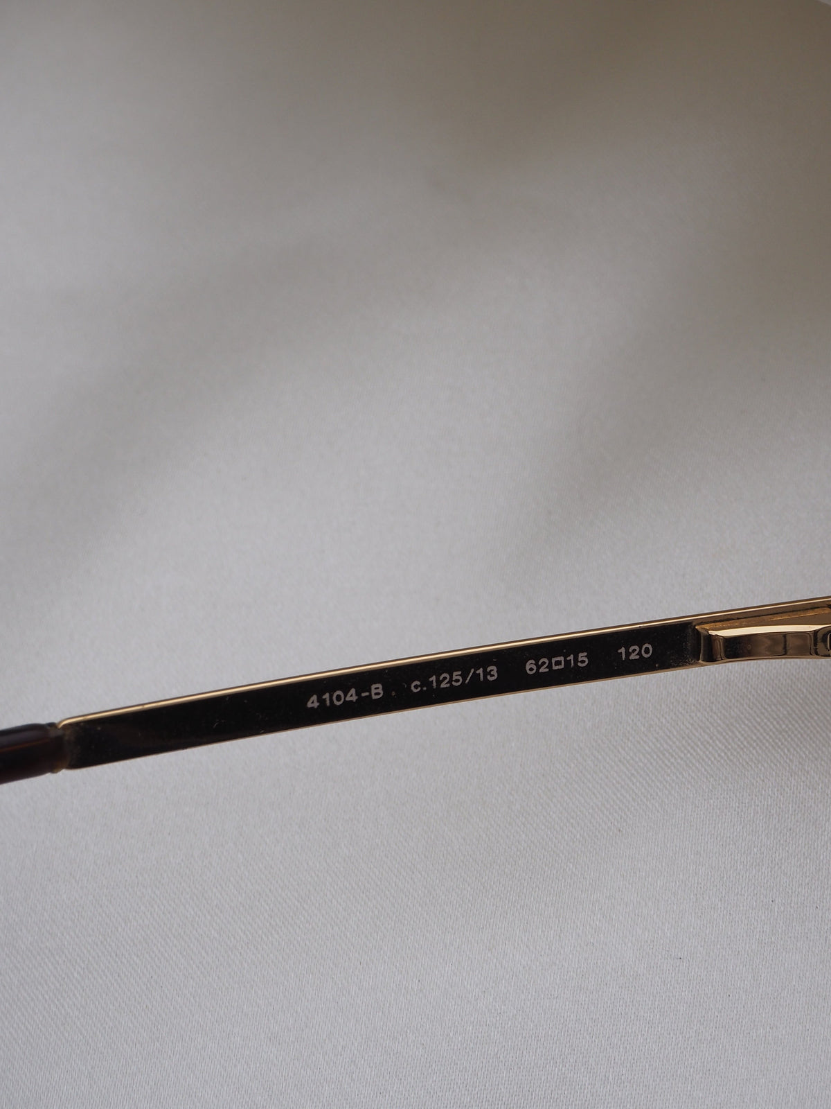 CHANEL 4104-B CRYSTAL CC LOGO RIMLESS SUNGLASSES