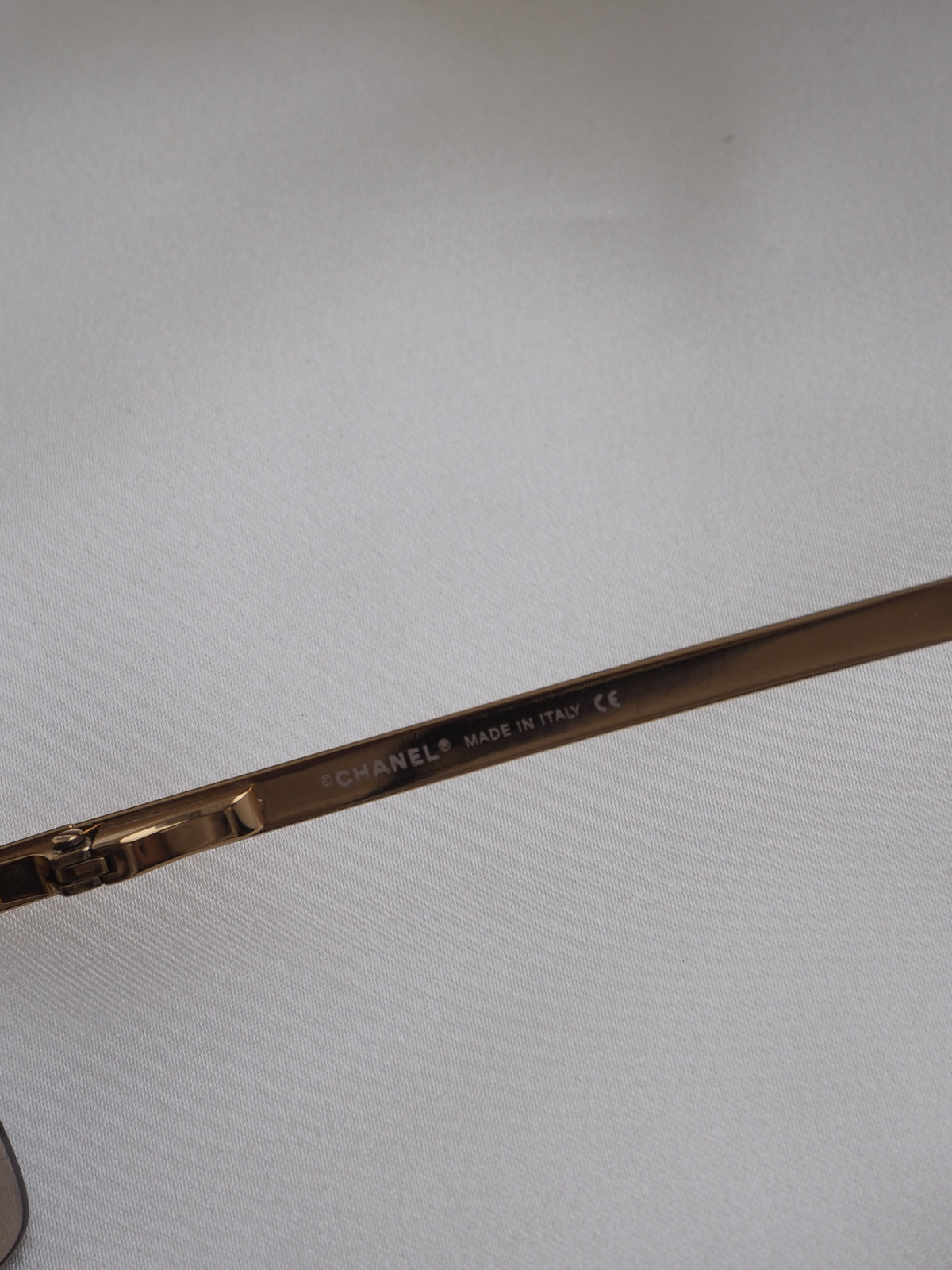 CHANEL 4104-B CRYSTAL CC LOGO RIMLESS SUNGLASSES