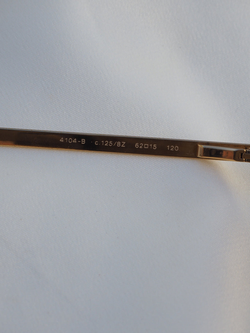 CHANEL 4104-B CRYSTAL CC LOGO RIMLESS SUNGLASSES GOLD