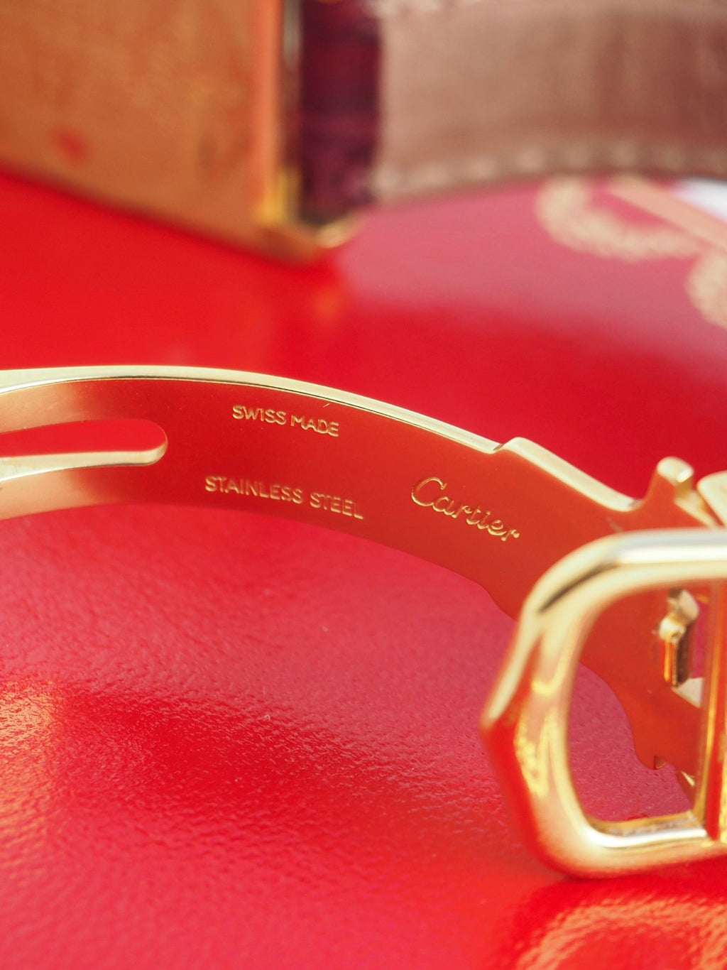 CARTIER TANK VERMEIL TRI-COLOR SMALL