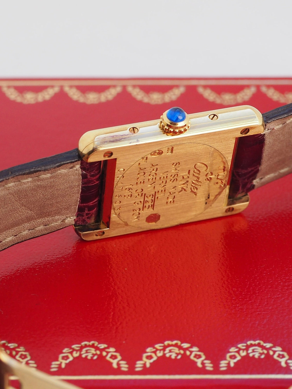 CARTIER TANK VERMEIL TRI-COLOR SMALL
