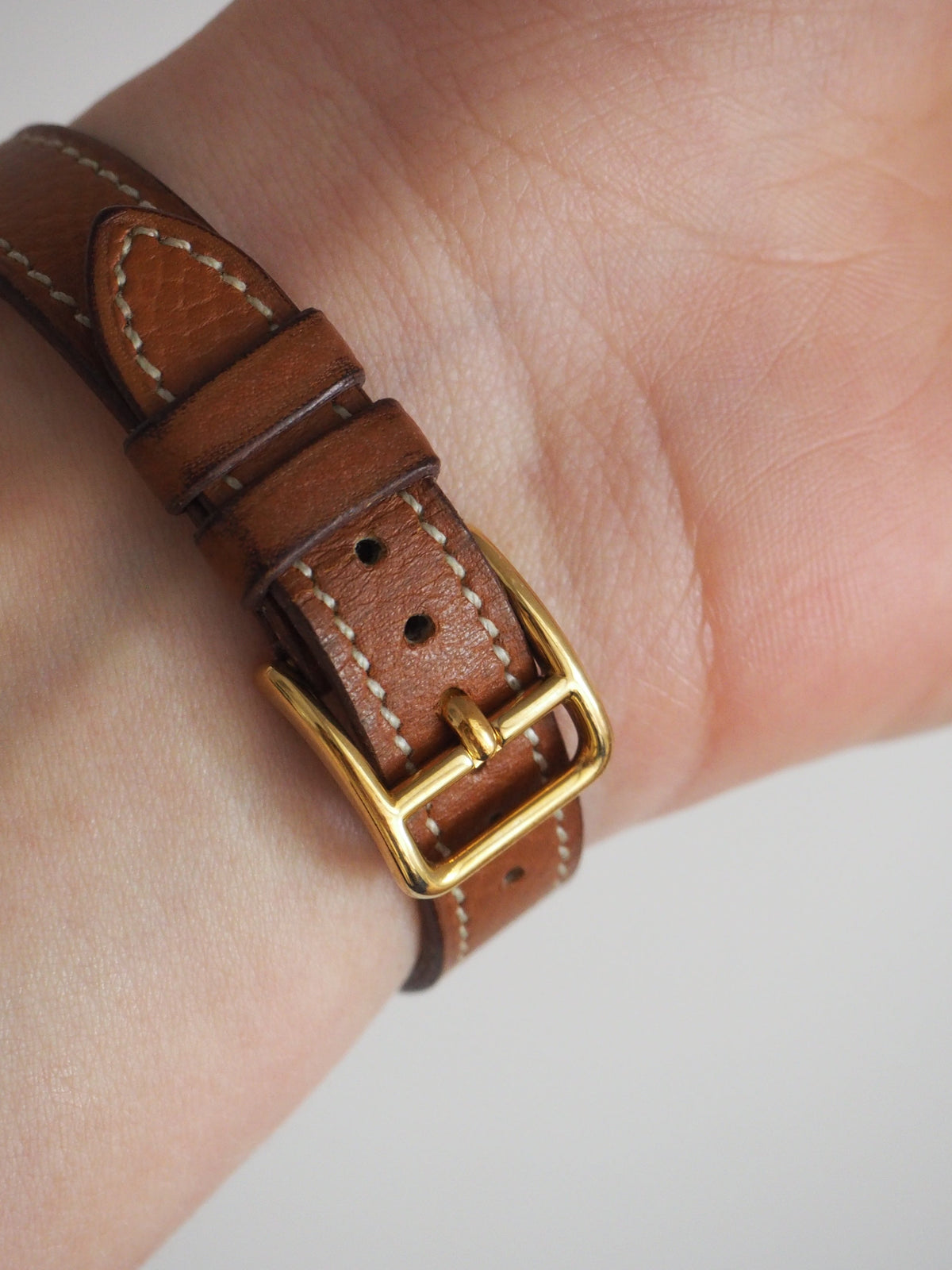HERMÈS KELLY CADENA WATCH BROWN