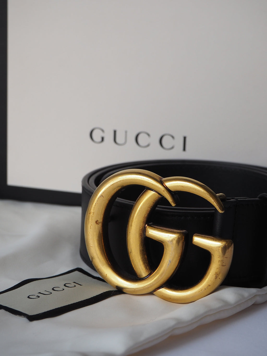 GUCCI GG MARMONT BELT WIDE - 80
