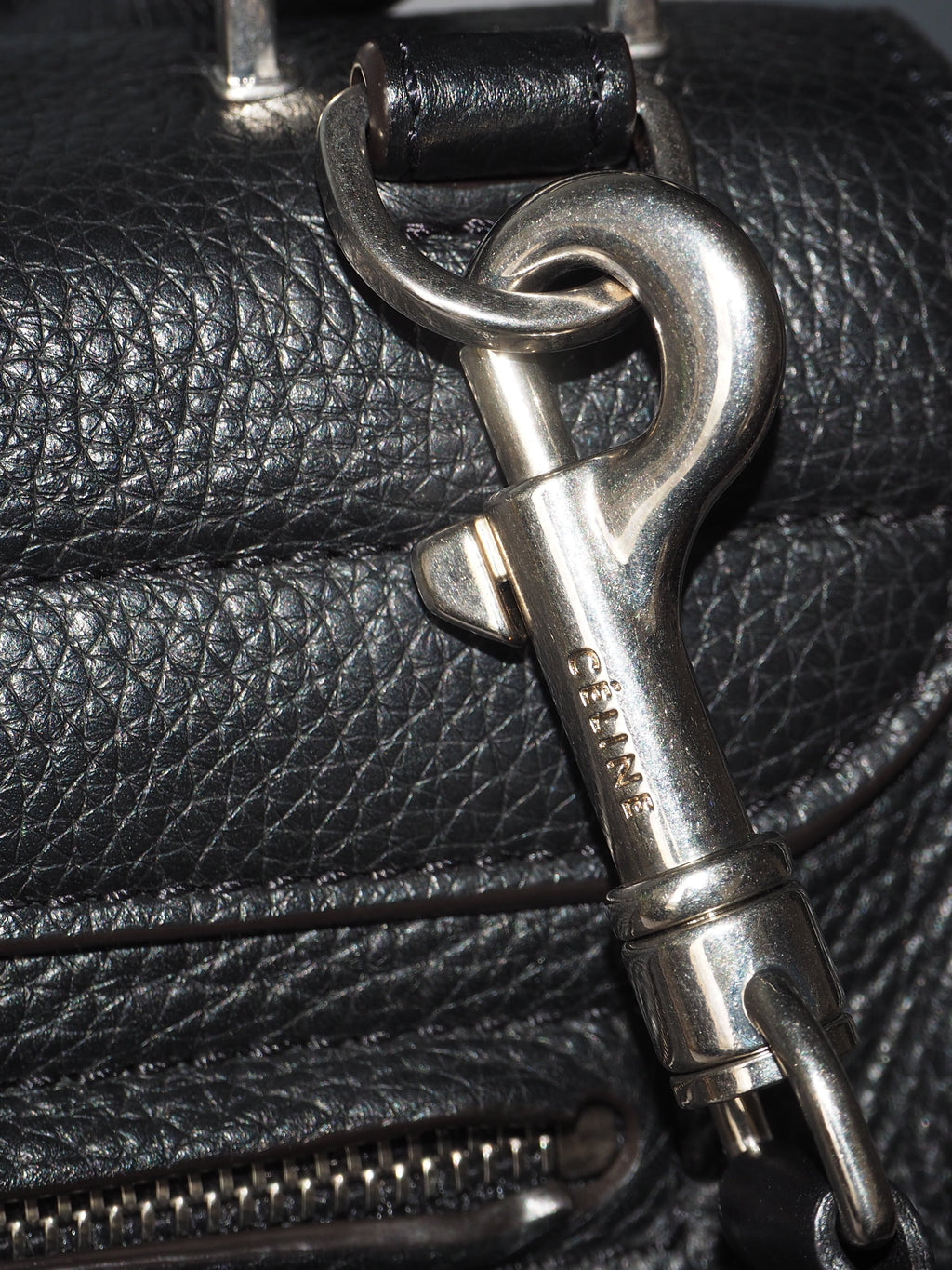 CELINE MEDIUM TRAPÈZE BAG BLACK