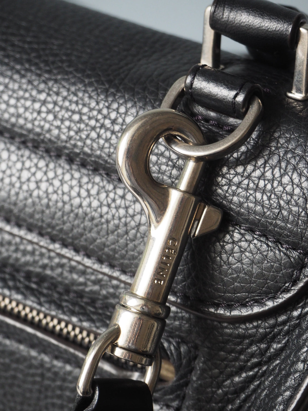 CELINE MEDIUM TRAPÈZE BAG BLACK