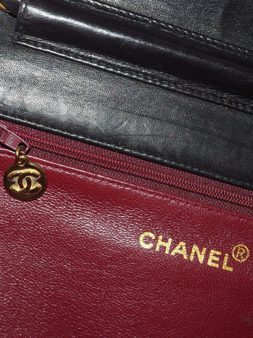 CHANEL SINGLE FULL FLAP BAG BLACK