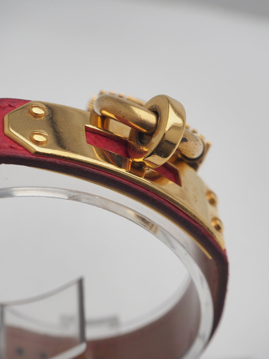 HERMÈS KELLY CADENA WATCH RED