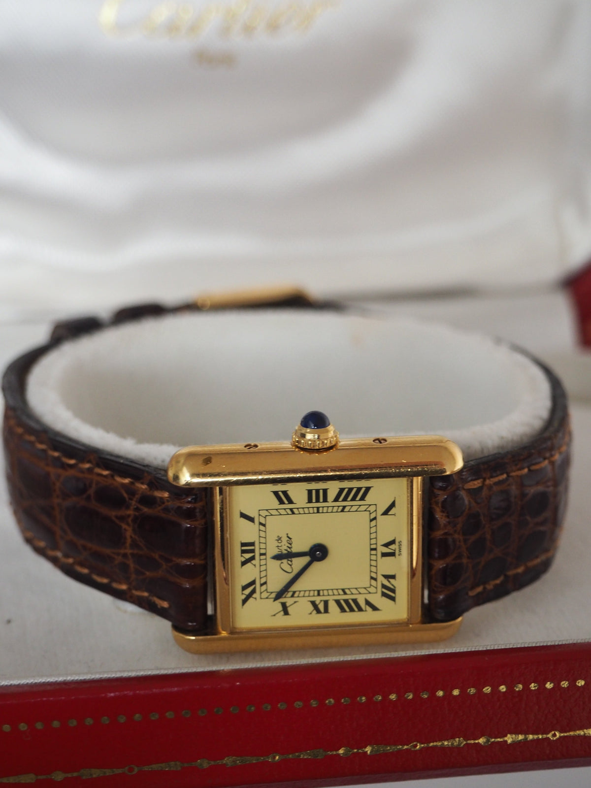 CARTIER TANK VERMEIL WATCH REF. 5057001