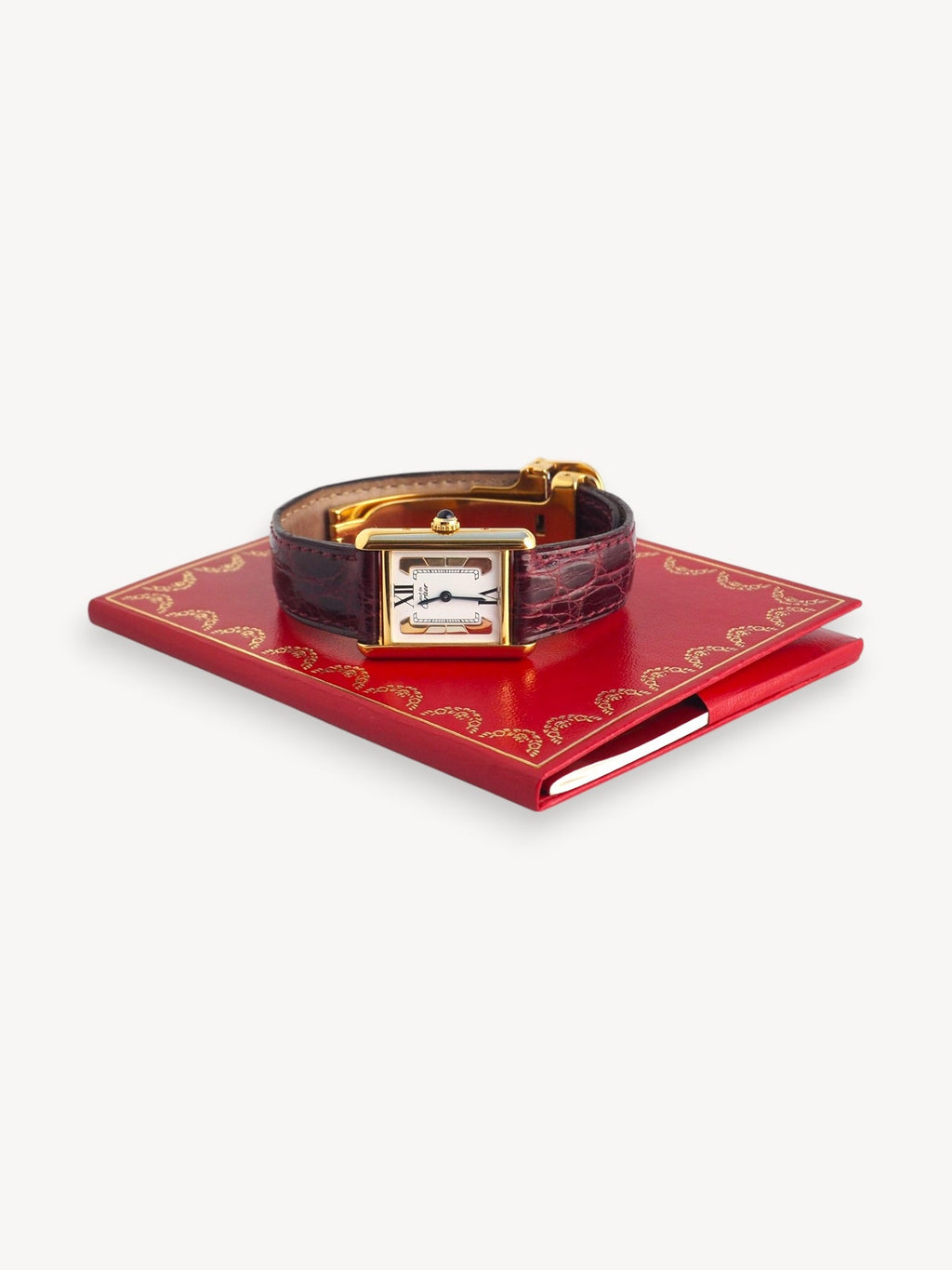 CARTIER TANK VERMEIL TRI-COLOR SMALL