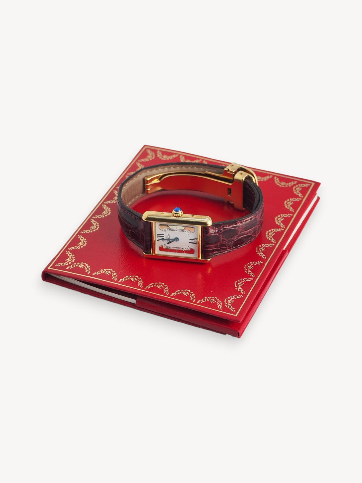 CARTIER TANK VERMEIL TRI-COLOR SMALL