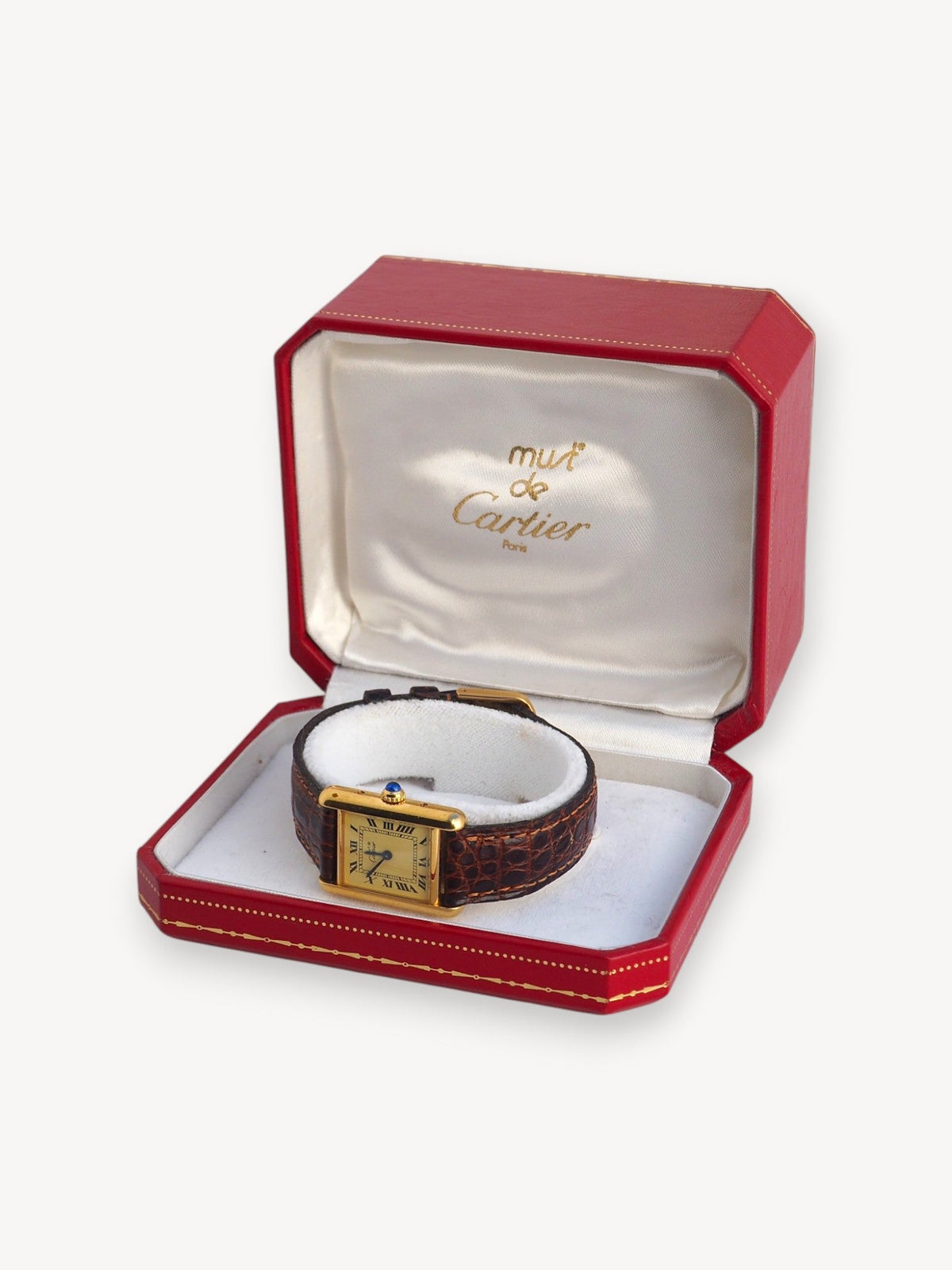 CARTIER TANK VERMEIL WATCH REF. 5057001
