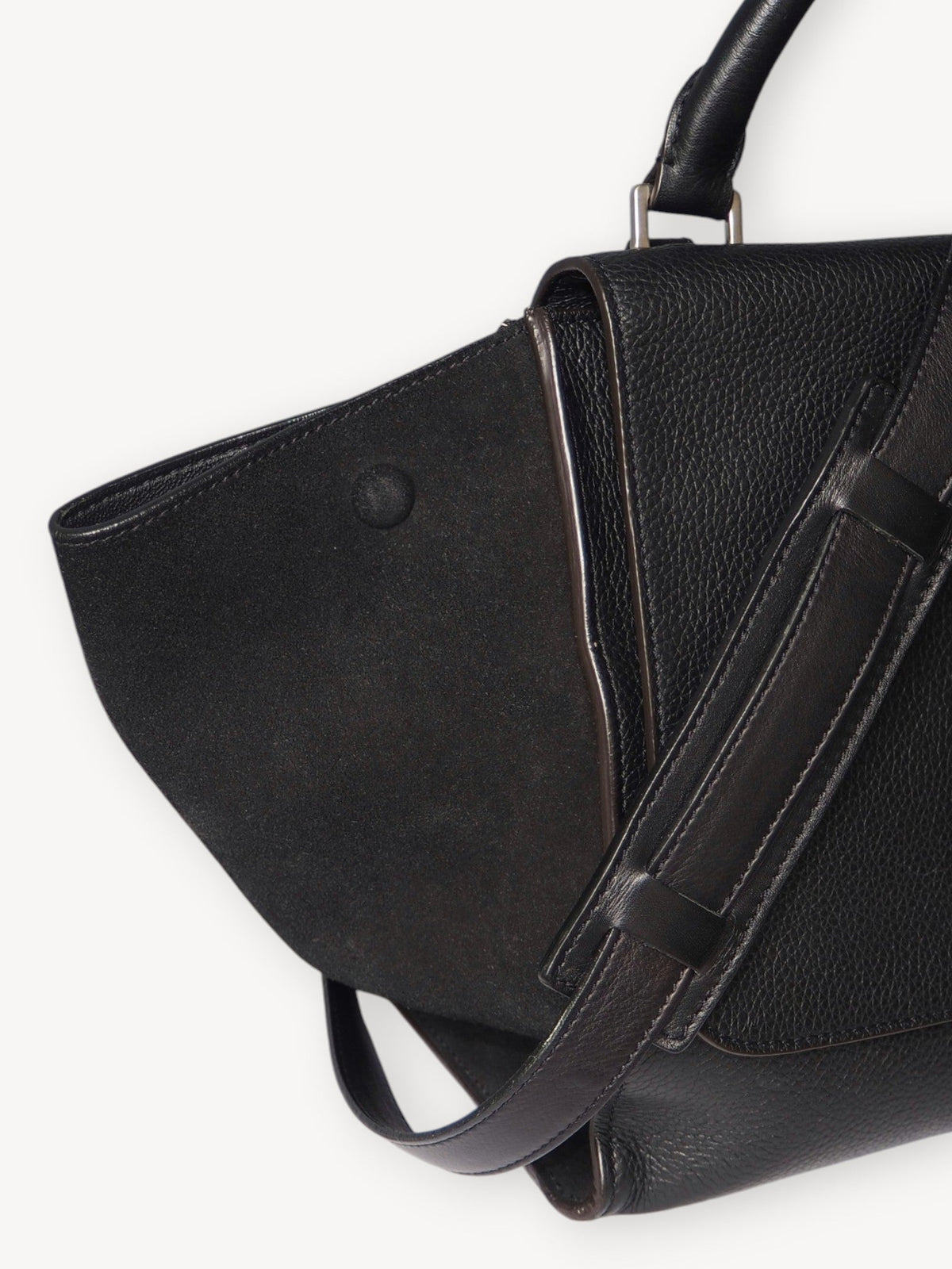 CELINE MEDIUM TRAPÈZE BAG BLACK