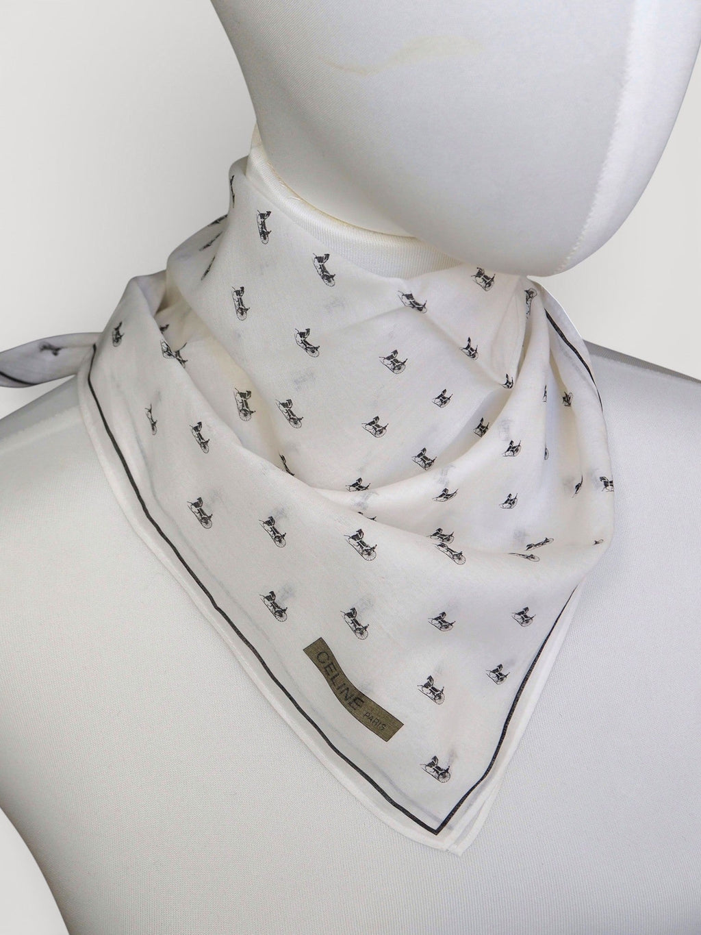 CELINE CARRIAGE SCARF