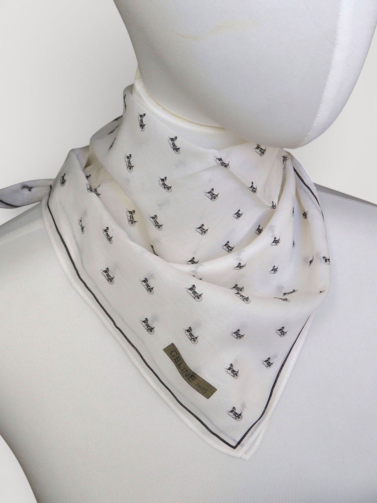 CELINE CARRIAGE SCARF