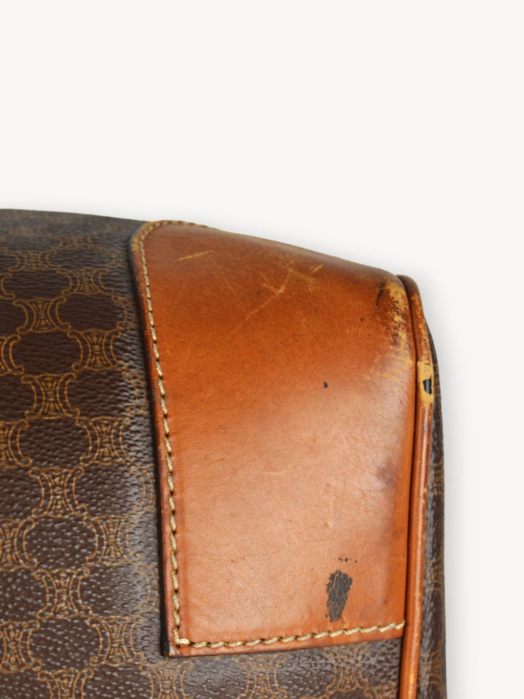 CELINE DUFFLE BAG MACADAM CANVAS