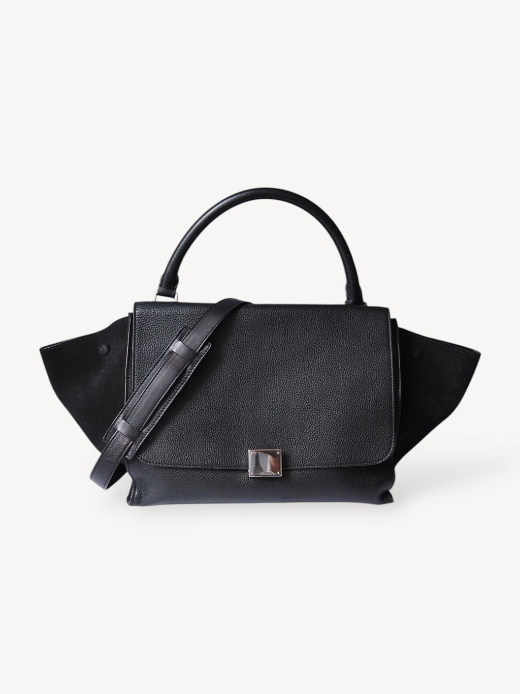 CELINE MEDIUM TRAPÈZE BAG BLACK