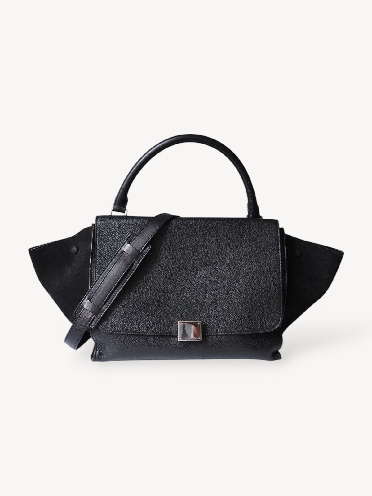 CELINE MEDIUM TRAPÈZE BAG BLACK