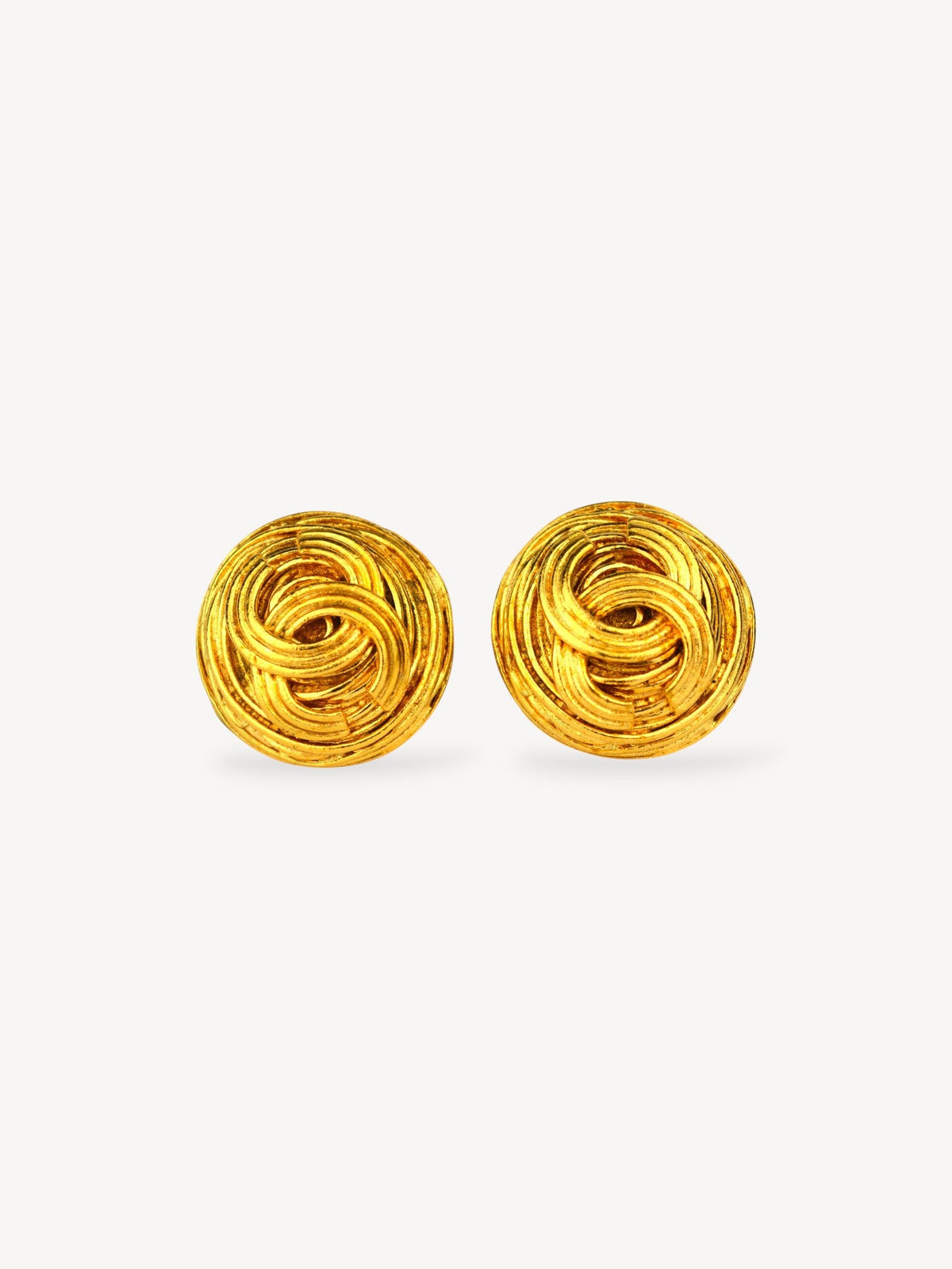 CHANEL CC LOGO CLIP-ON EARRINGS
