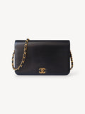 CHANEL SINGLE FLAP BAG NAVY