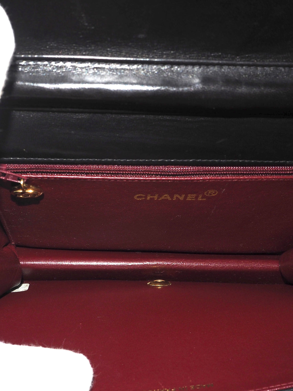 CHANEL SINGLE FULL FLAP BAG BLACK
