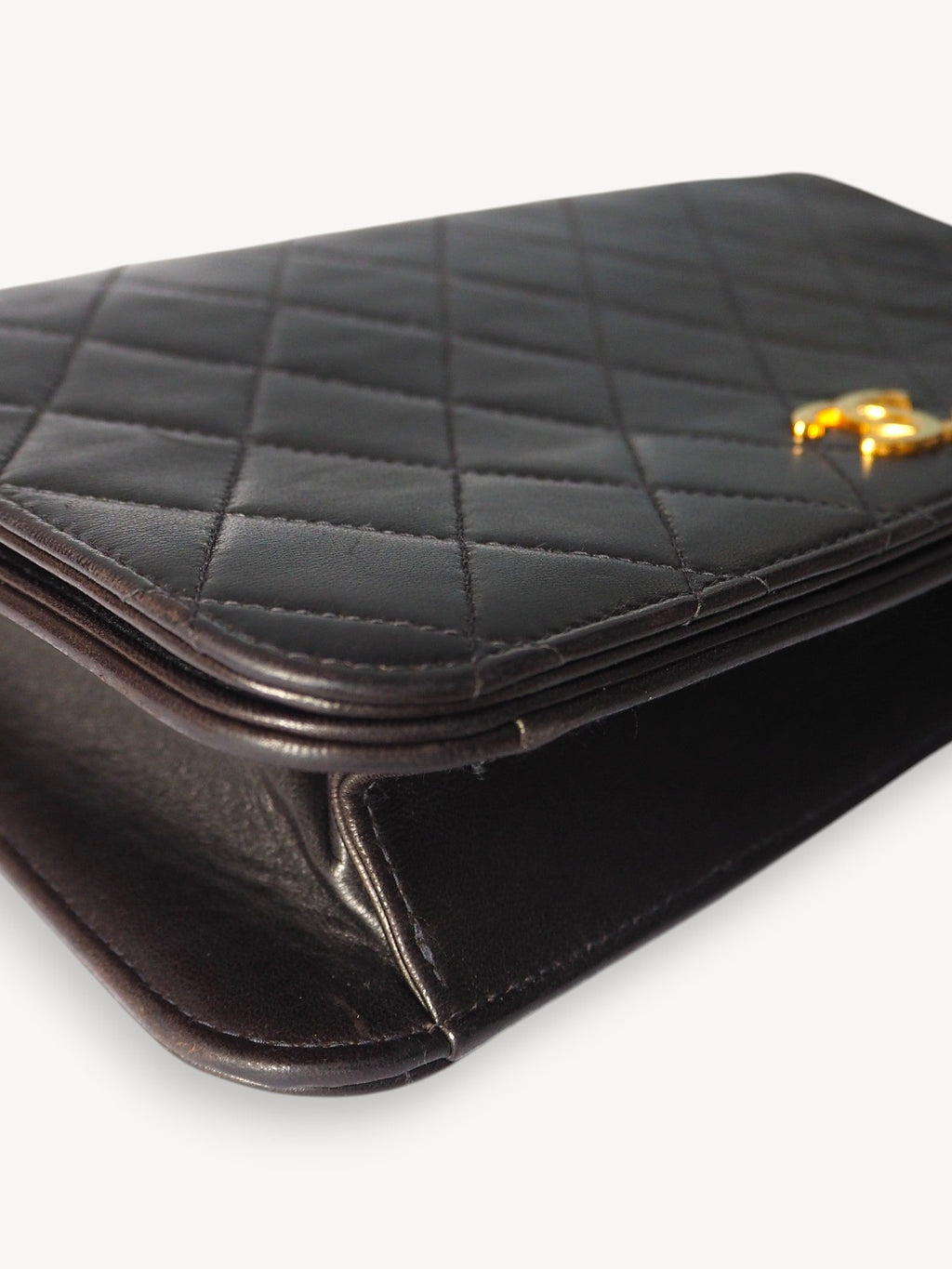 CHANEL SINGLE FULL FLAP BAG BLACK