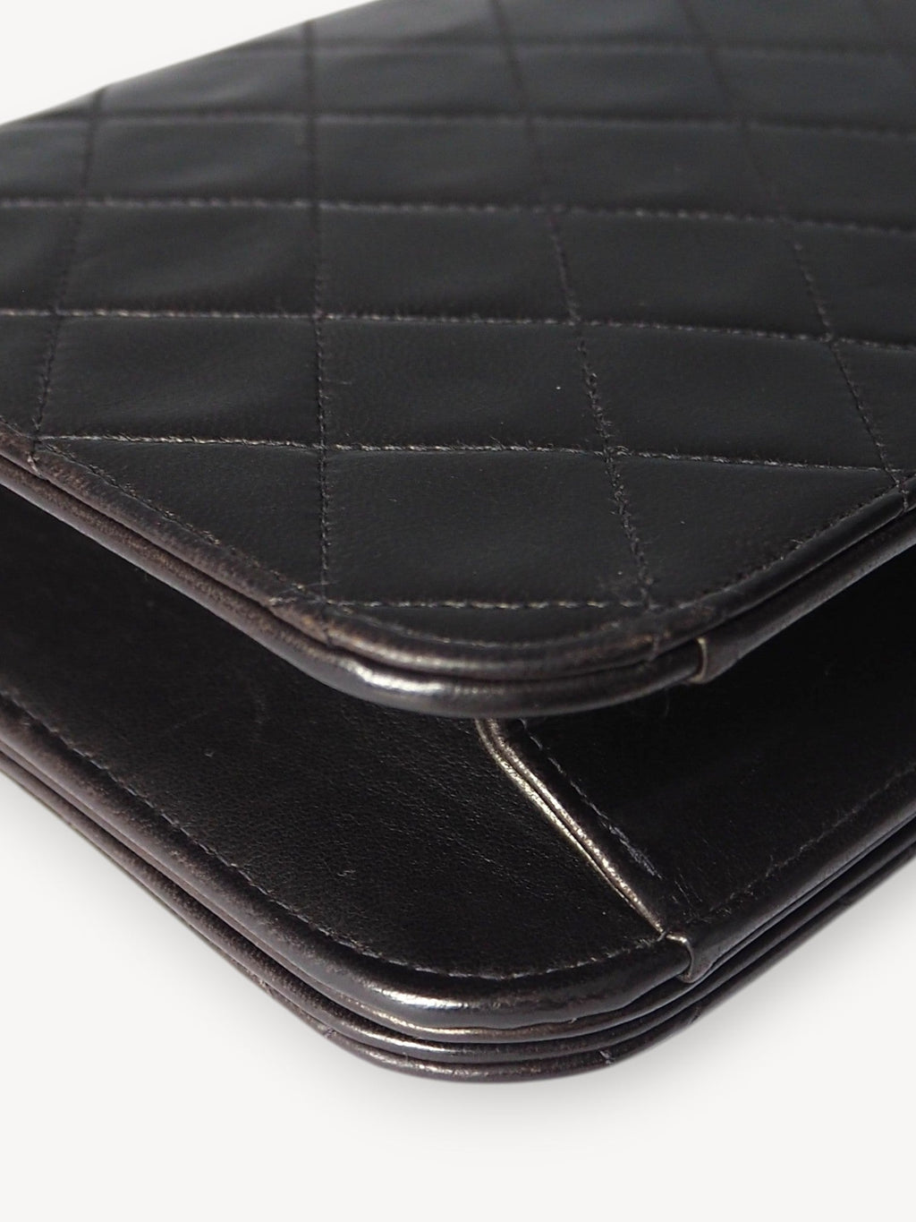 CHANEL SINGLE FULL FLAP BAG BLACK
