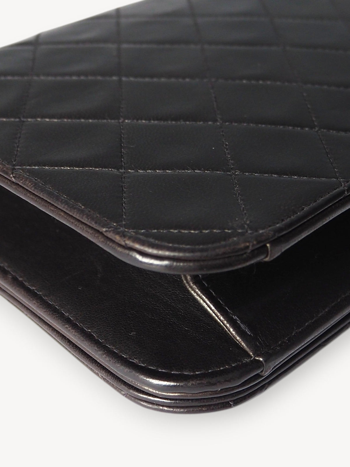 CHANEL SINGLE FULL FLAP BAG BLACK