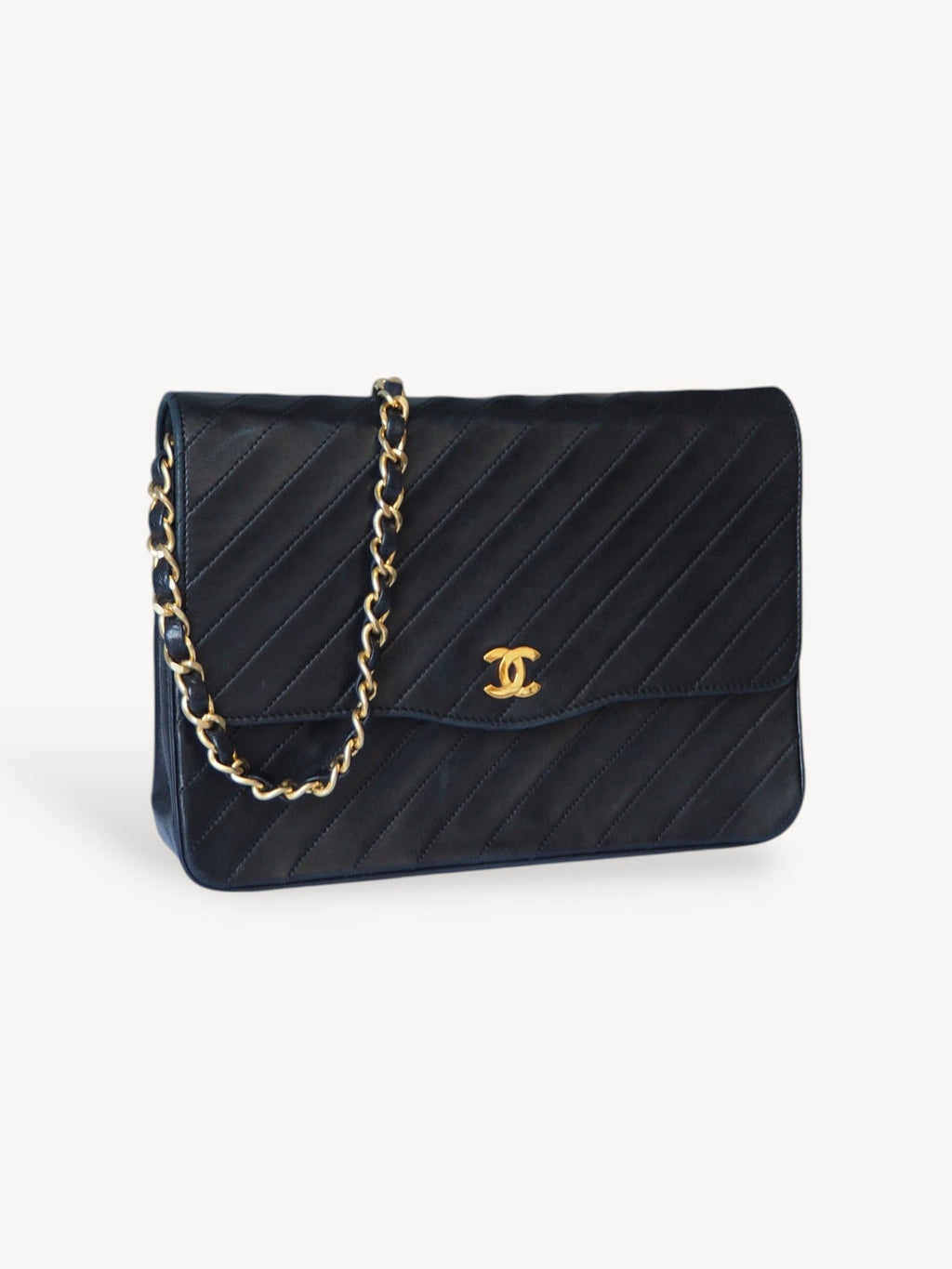 CHANEL TIMELESS SINGLE FLAP BAG BLACK