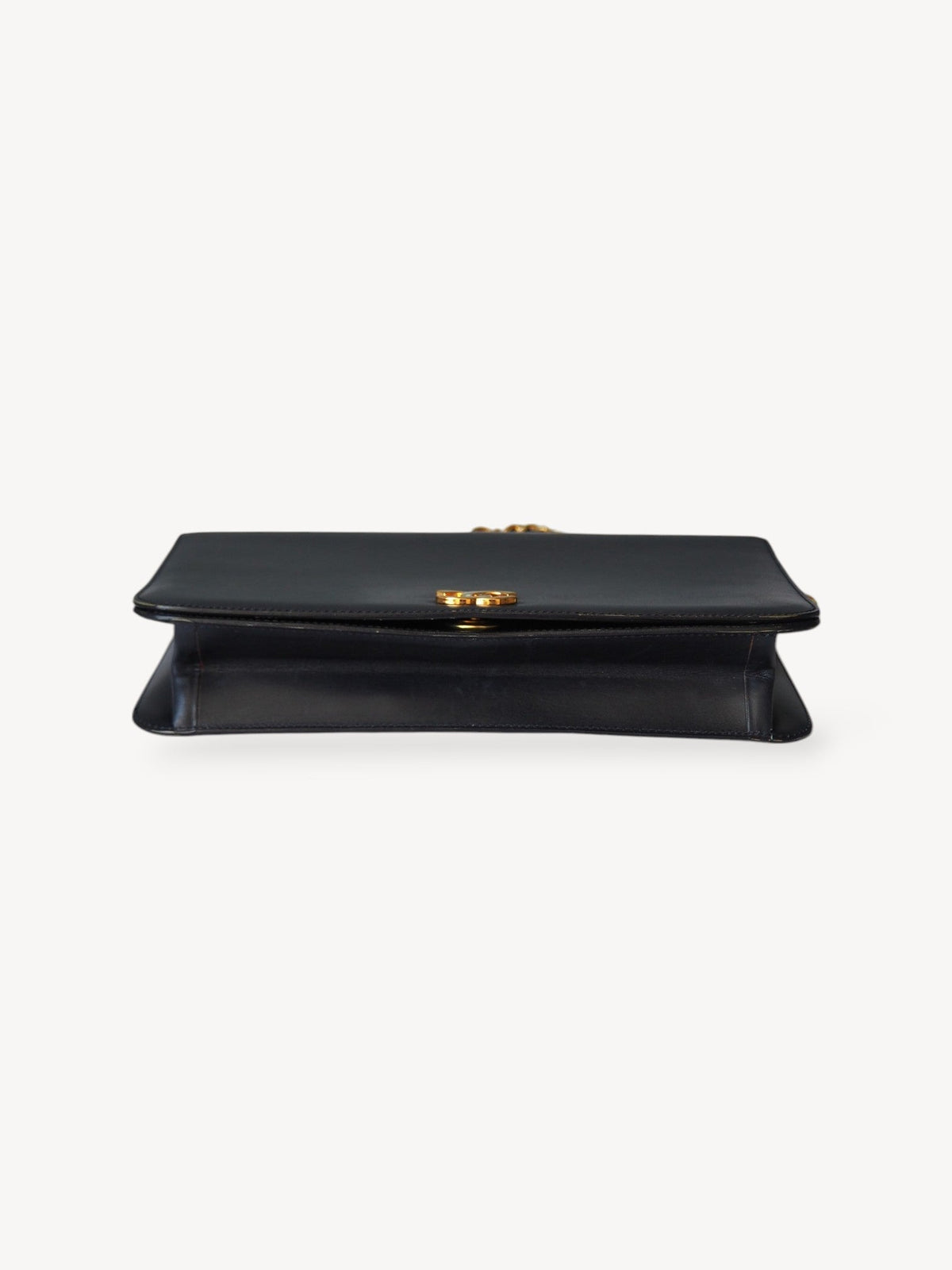 CHANEL SINGLE FLAP BAG NAVY