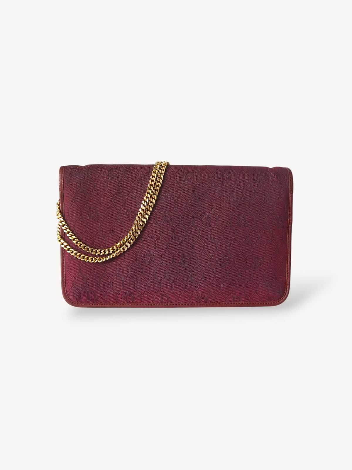 CHRISTIAN DIOR HONEYCOMB 2-WAY SHOULDER BAG