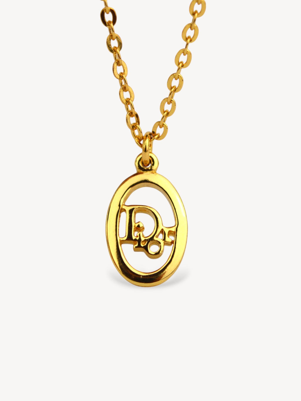 CHISTIAN DIOR CD LOGO NECKLACE
