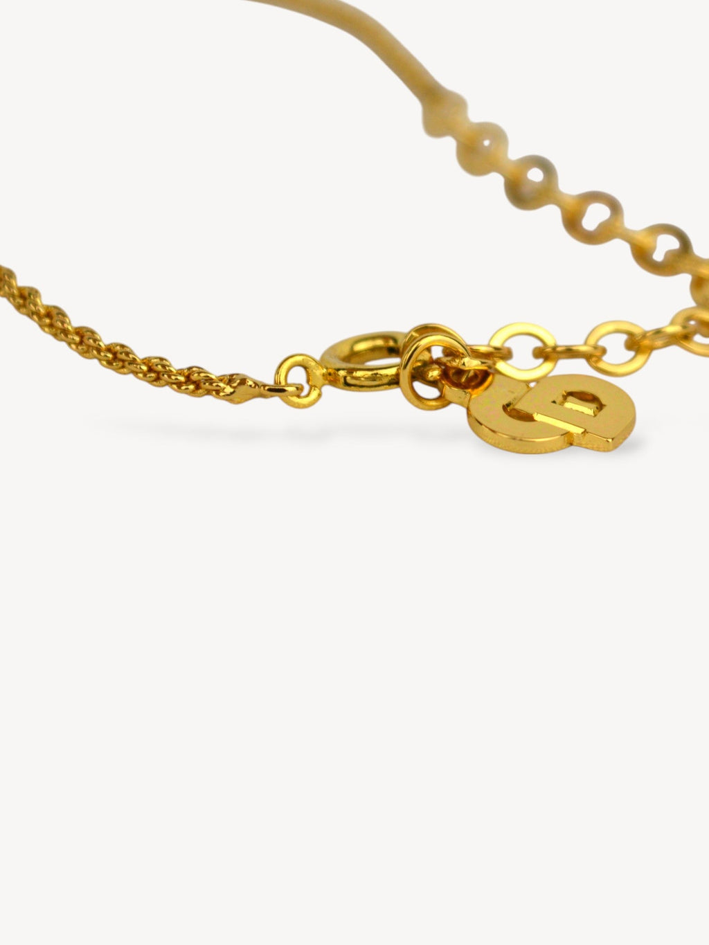 CHISTIAN DIOR CD LOGO NECKLACE