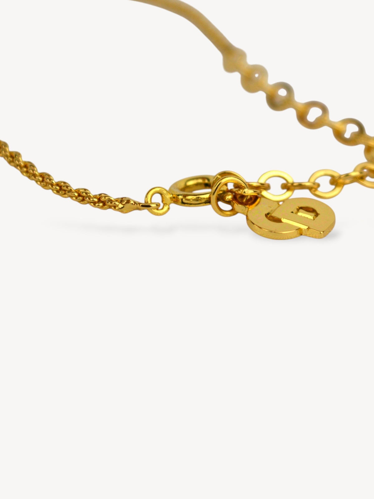 CHISTIAN DIOR CD LOGO NECKLACE