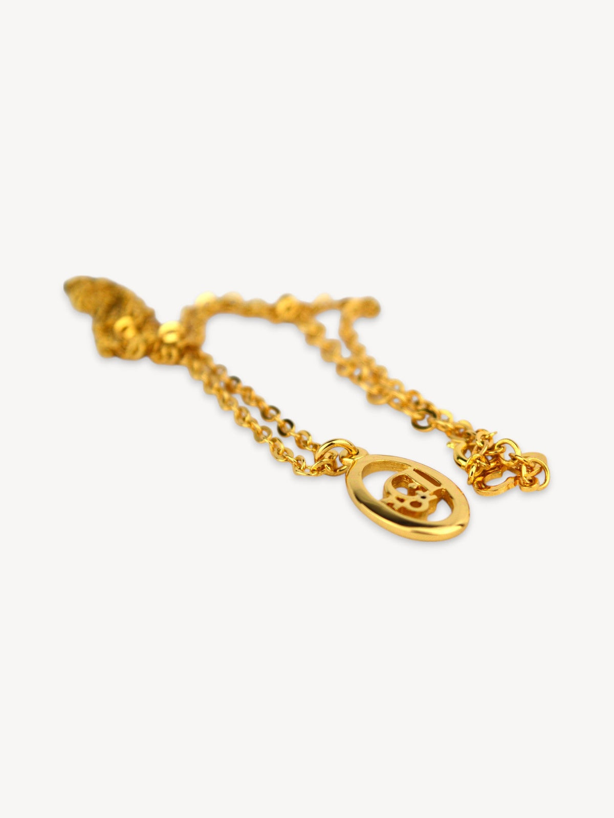 CHISTIAN DIOR CD LOGO NECKLACE