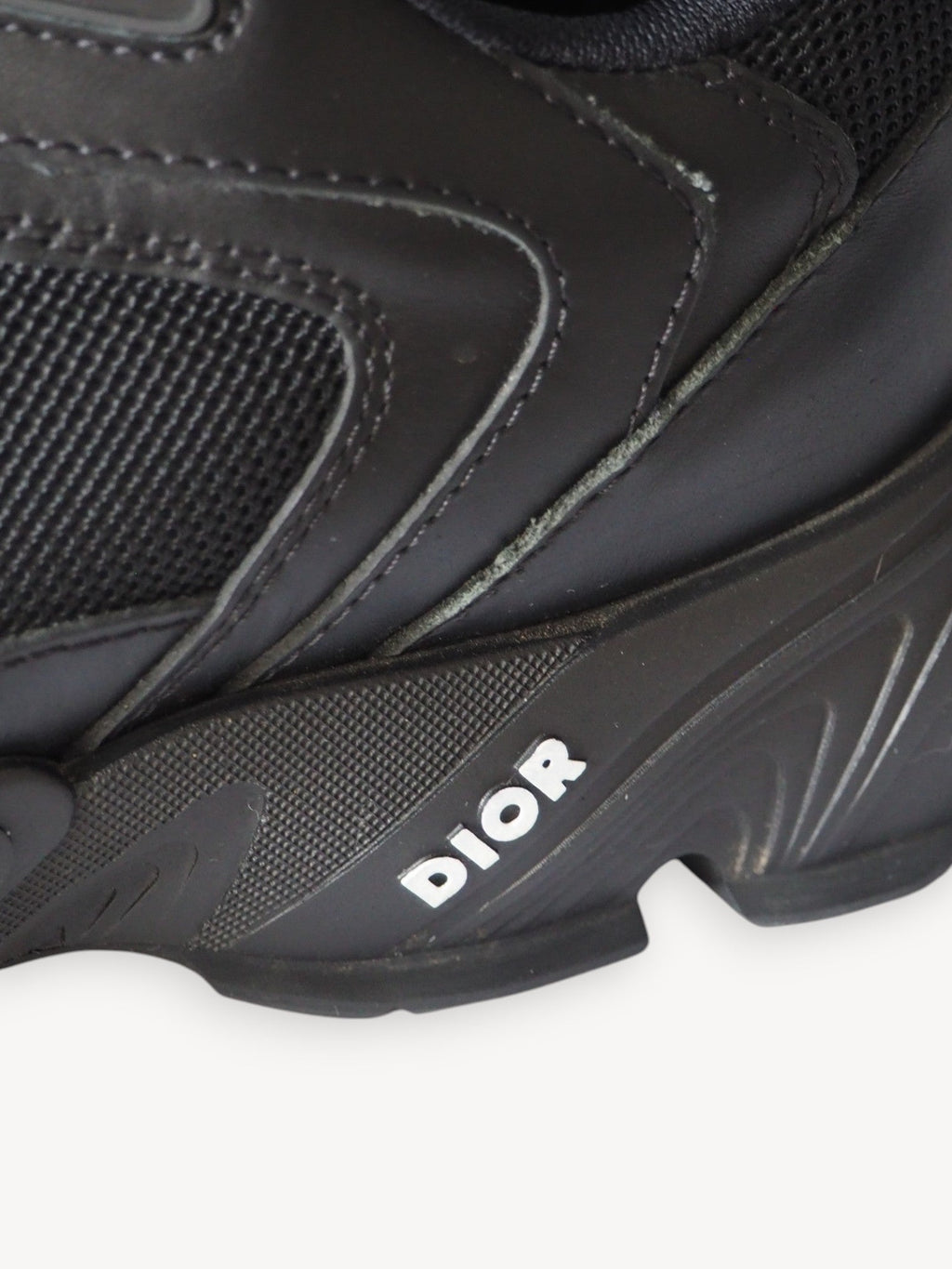 DIOR CD1 LT BLACK SNEAKERS - EU 40
