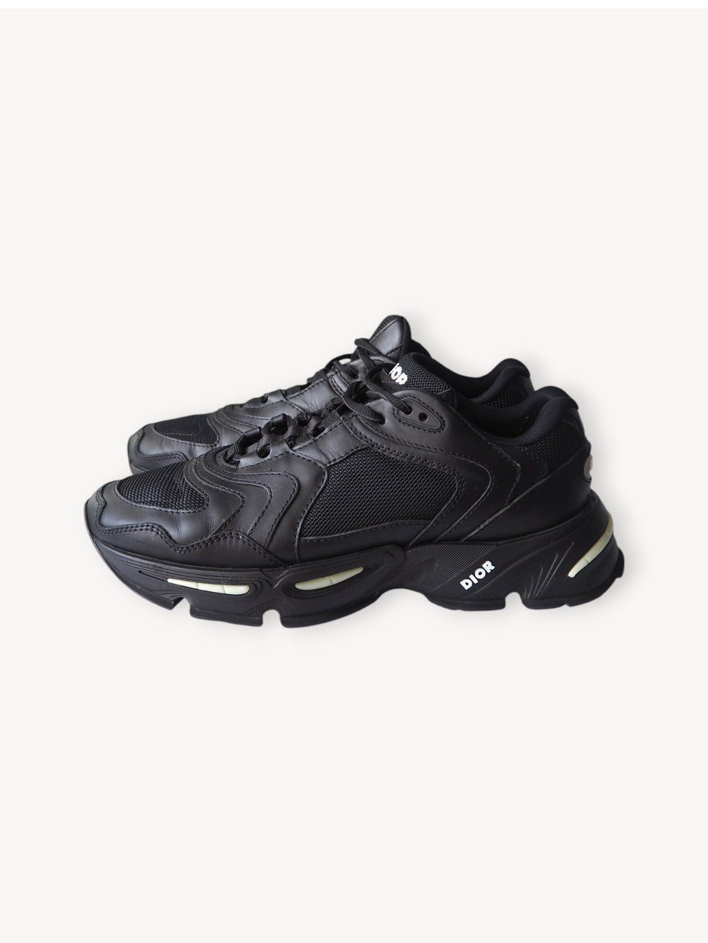 DIOR CD1 LT BLACK SNEAKERS - EU 40