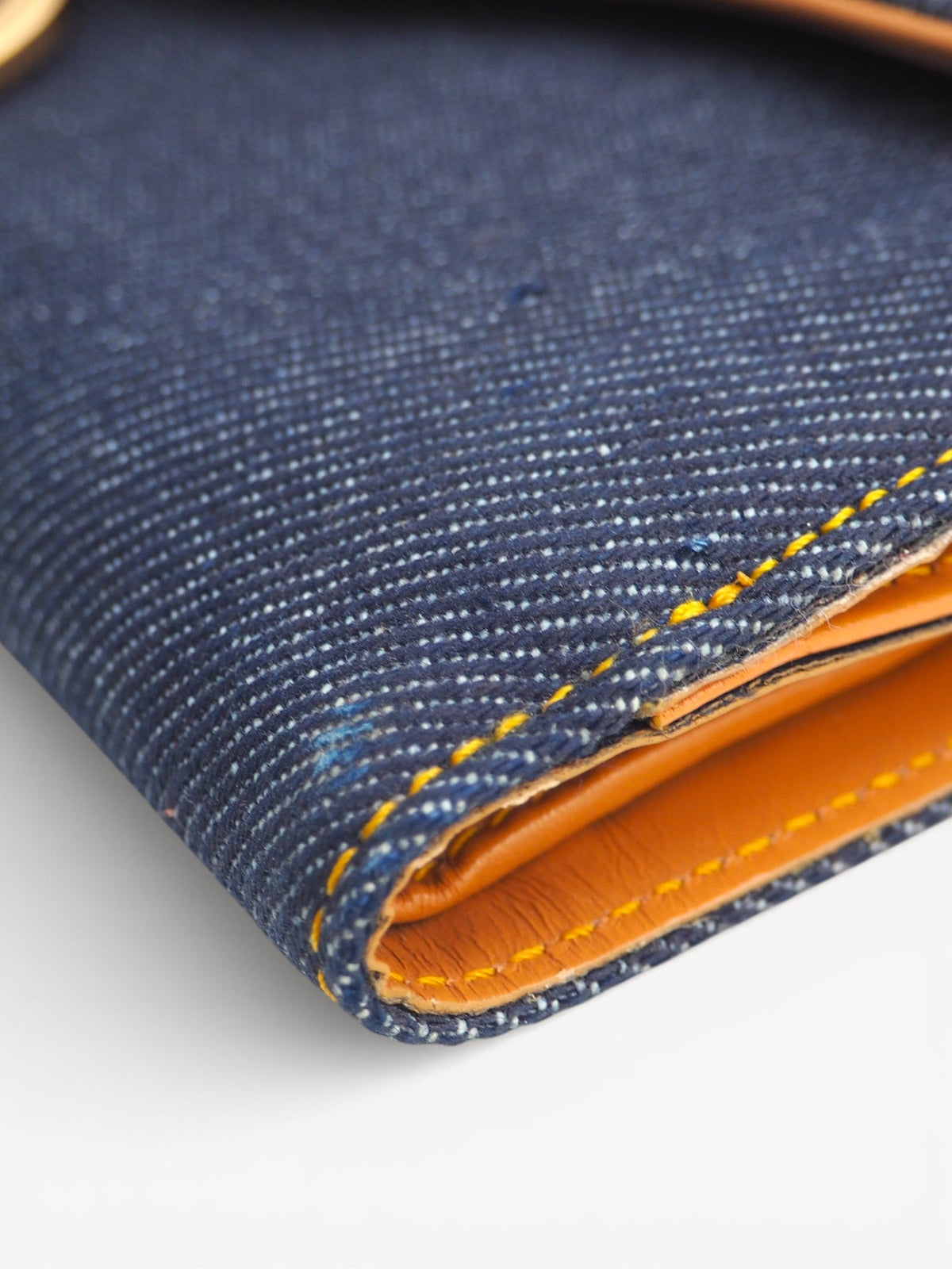 CHRISTIAN DIOR SADDLE WALLET