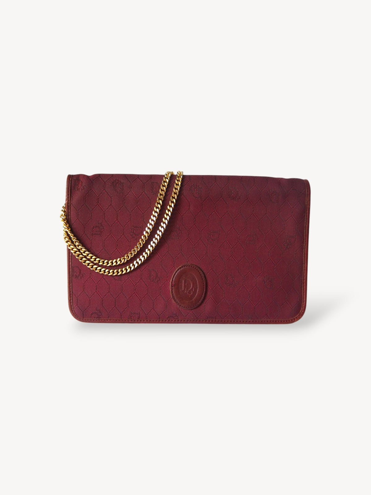 CHRISTIAN DIOR HONEYCOMB 2-WAY SHOULDER BAG