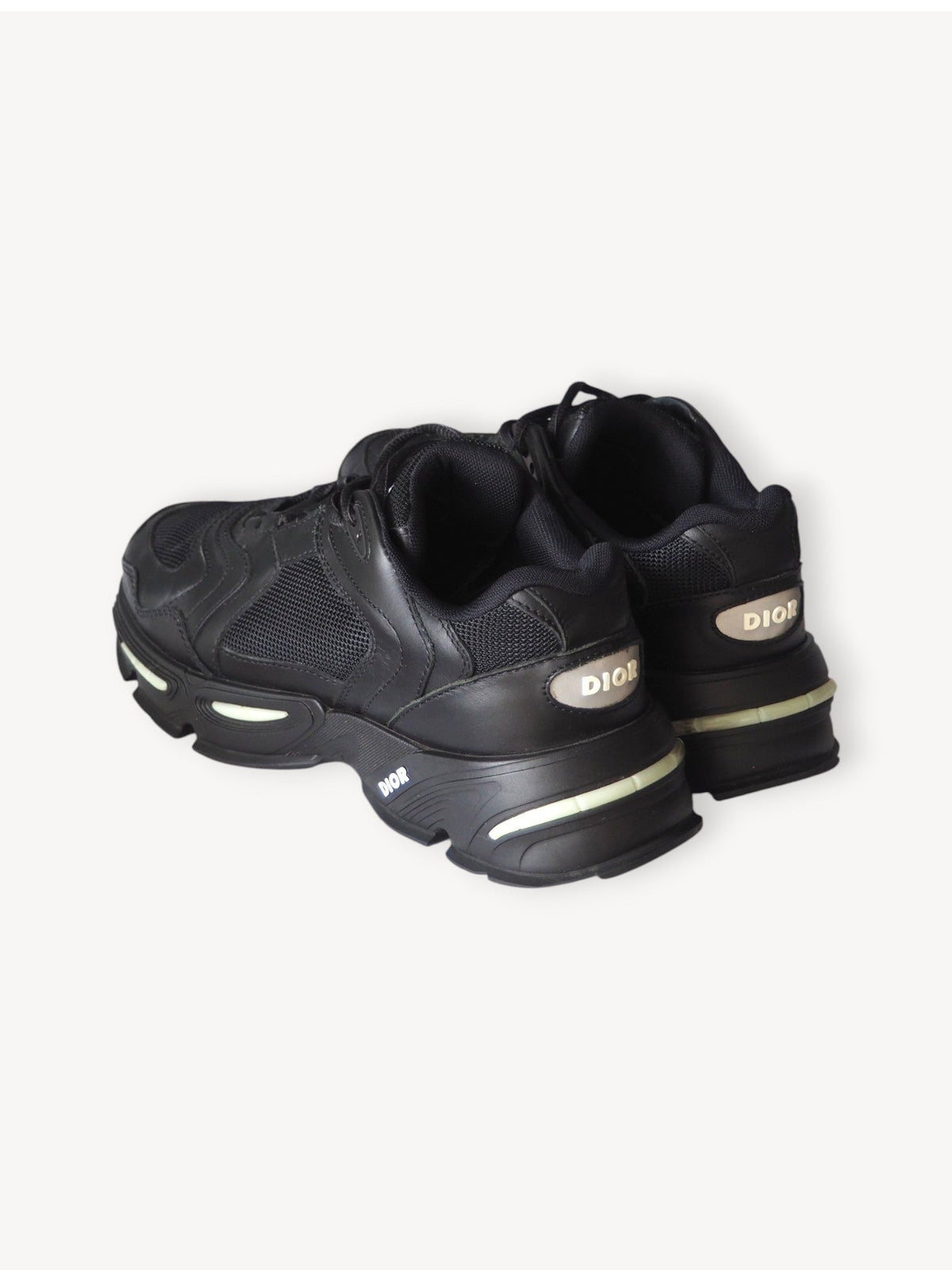 DIOR CD1 LT BLACK SNEAKERS - EU 40